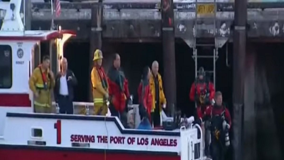 Służby ratownicze w LA, kwiecień 2015