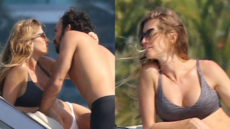Gisele Bundchen relaksuje się na jachcie u boku ukochanego