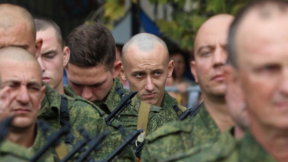 Russian reservists depart for military bases during mobilisation of troops, in Sevastopol
Reservists drafted during the partial mobilisation attend a ceremony before departure for military bases, in Sevastopol, Crimea September 27, 2022.,Image: 726468207, License: Rights-managed, Restrictions: , Model Release: no, Credit line: ALEXEY PAVLISHAK / Reuters / Forum
ALEXEY PAVLISHAK / Reuters / Forum
defence,war, category_code_def, category_code_europ, category_code_war, category_code_defence
