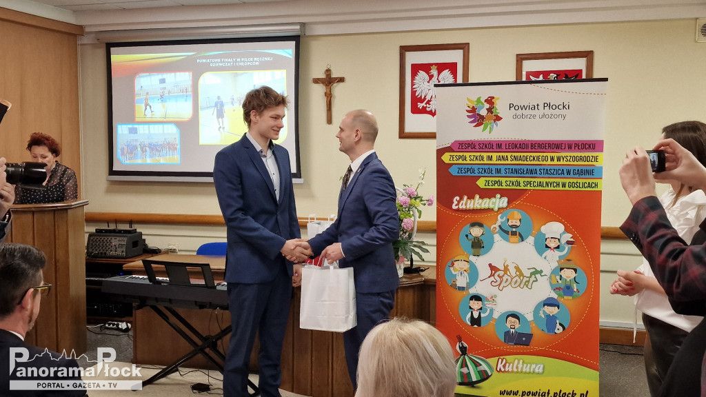 Powiatowa Gala Sportu w Starostwie Powiatowym w Płocku