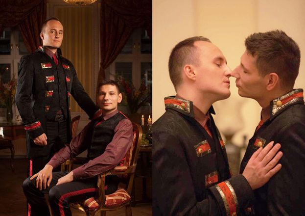 Marek i Jędrzej wzięli PIERWSZY GEJOWSKI "ŚLUB" w Polsce! "Polak chce, to potrafi!"