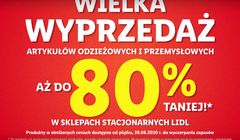 Lidl reklamuje „wielką wyprzedaż” odzieży i artykułów przemysłowych (wideo)