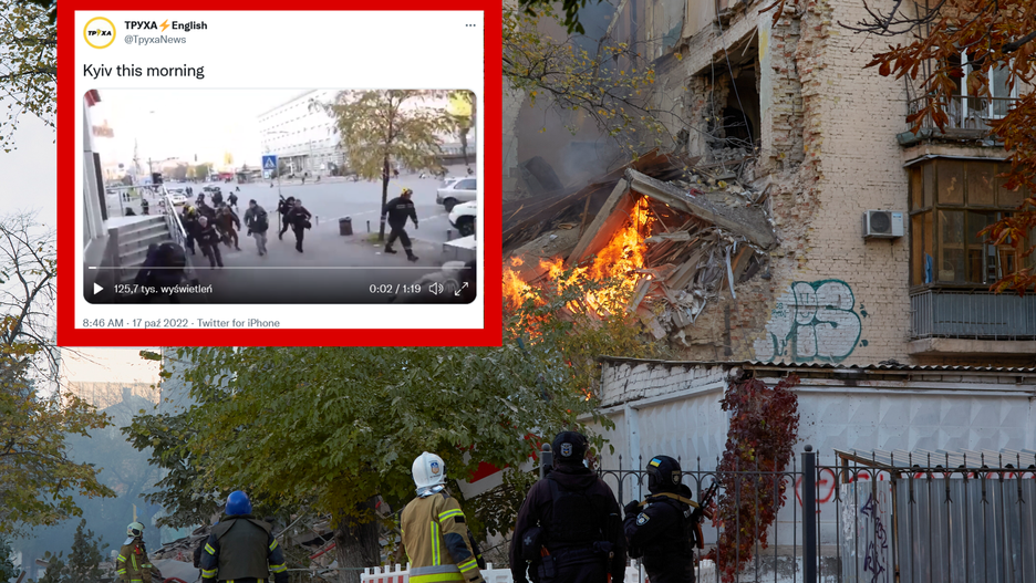 Kijów został w poniedziałek zaatakowany irańskimi dronami kamikadze. Kilka osób zginęło.