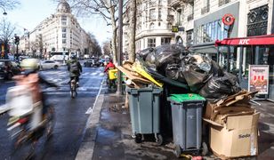 Tysiące ton śmieci na ulicach Paryża. Służby protestują przeciw reformie emerytalnej