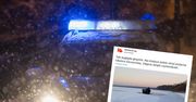 Wjechali samochodem na jezioro Wielimie. Załamał się lód