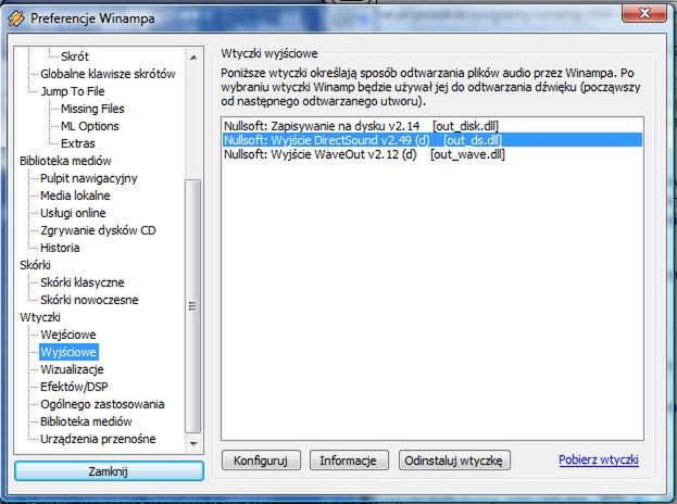 Winamp - jak odtwarzać piosenki bez przerw 2