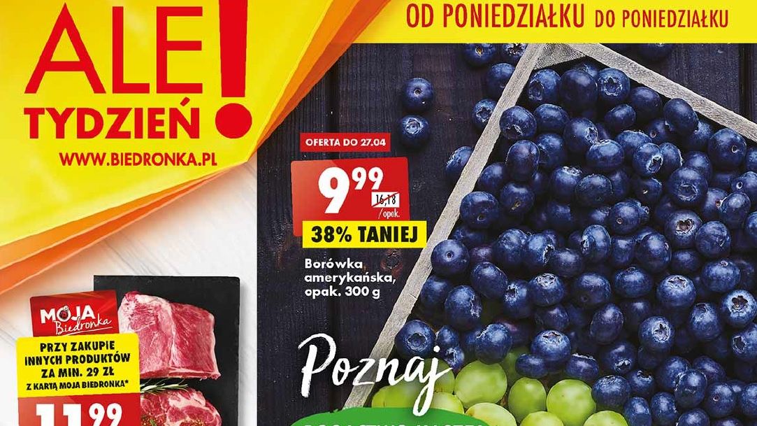Biedronka gazetka od poniedziałku 25 kwietnia [25.04]
