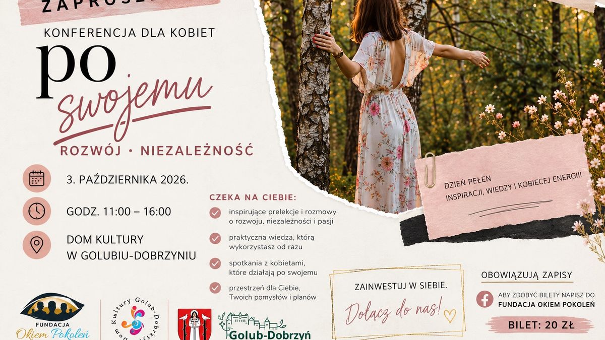 Konferencja odbędzie się w Domu Kultury w Golubiu-Dobrzyniu