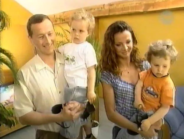 Rodzina Zdrójkowskich w teleturnieju "Chwila prawdy" w 2003 roku