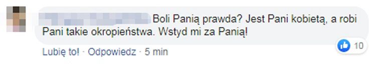 Komentarze pod postem Kai Godek