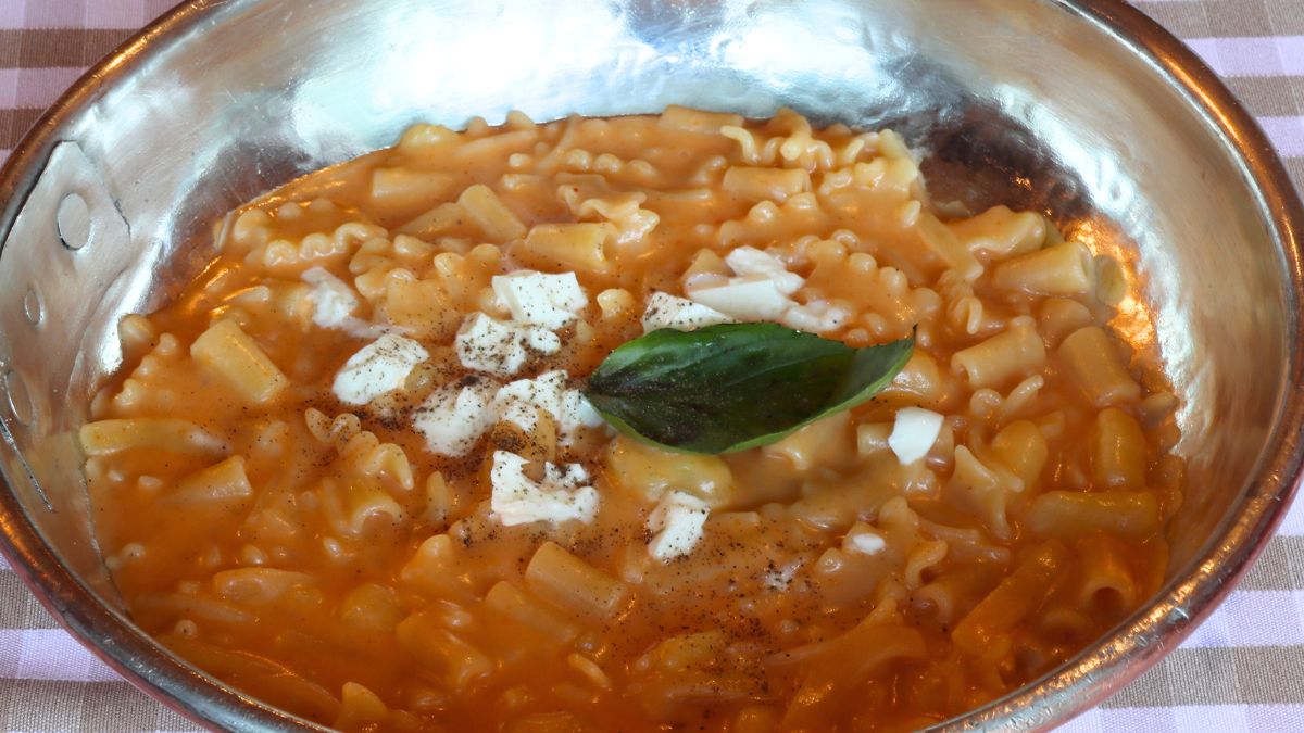 Włoski makaron  z ziemniakami