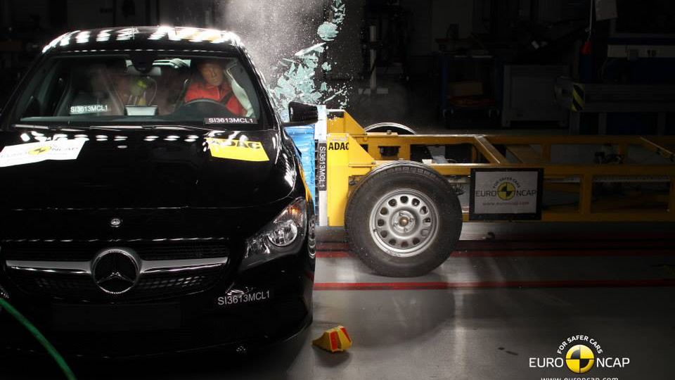 Mercedes-Benz CLA (fot. Euro NCAP)