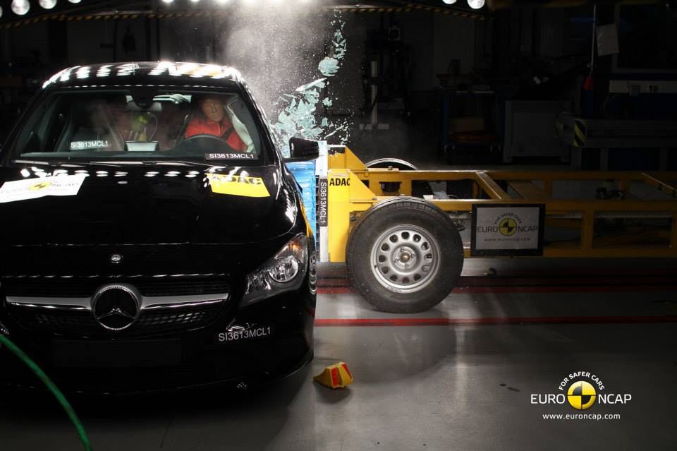 Mercedes-Benz CLA (fot. Euro NCAP)