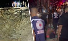 Izraelska masakra w Gazie. Kratery mają dziewięć metrów