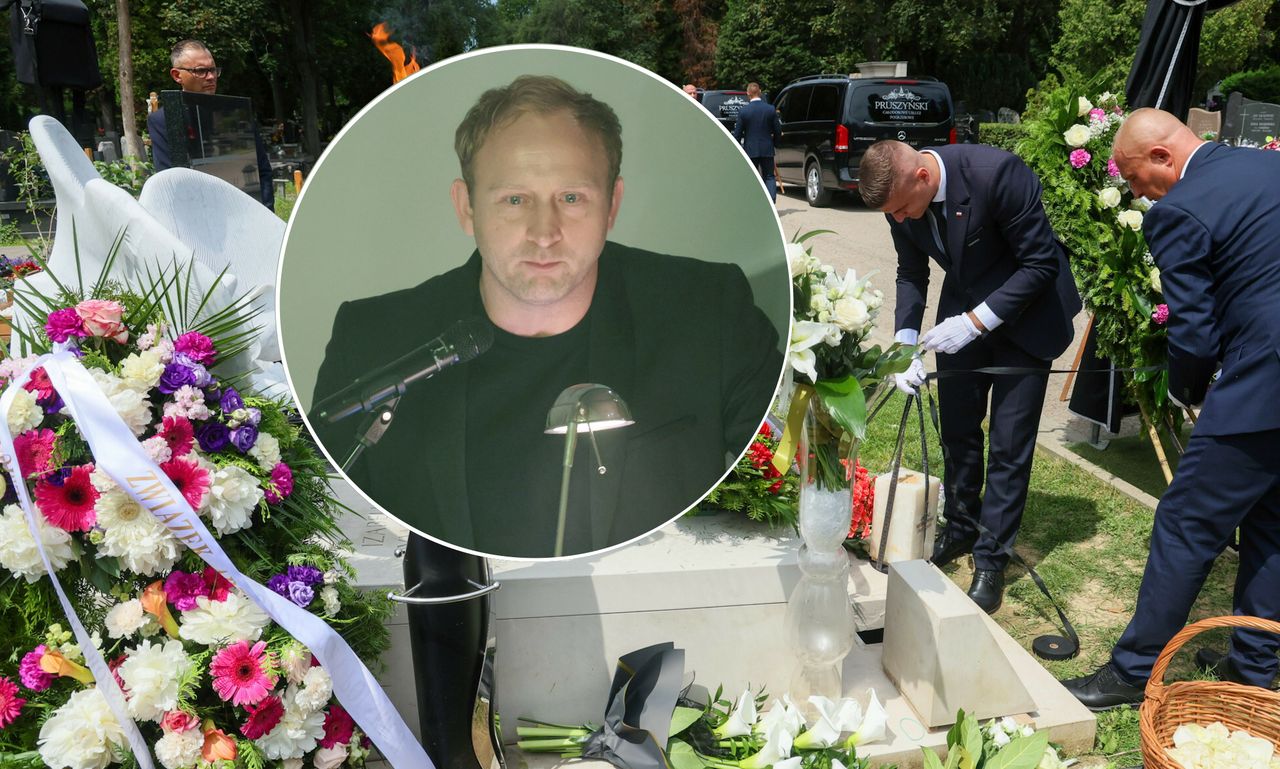 Wzruszające słowa Szyca na pogrzebie Michałowskiego. "Był dla mnie jak ojciec"