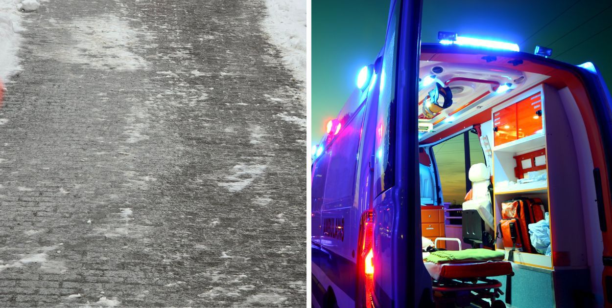 Wypadek na oblodzonym chodniku? Kto za to odpowiada? Wyjaśniamy!
