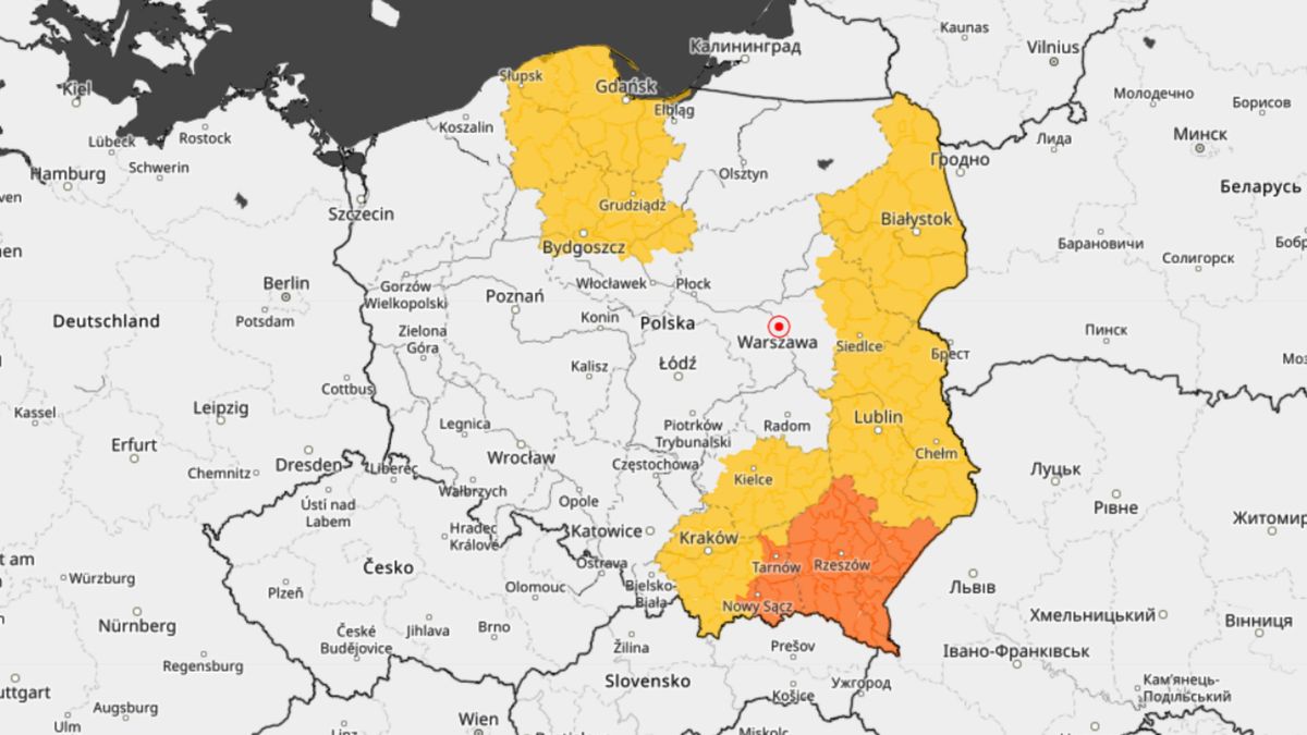 IMGW wydał ostrzeżenia 