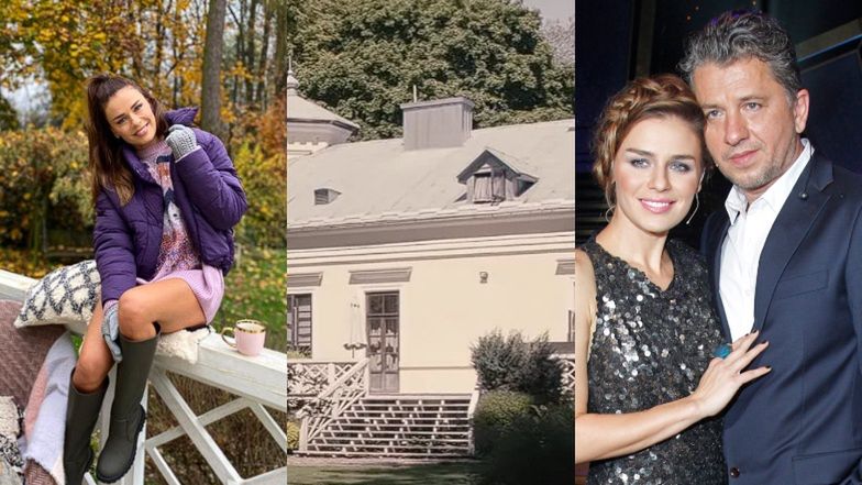 Tak wygląda dworek Nataszy Urbańskiej i Janusza Józefowicza: meble w stylu retro, rustykalny taras i las na cześć córki (ZDJĘCIA)