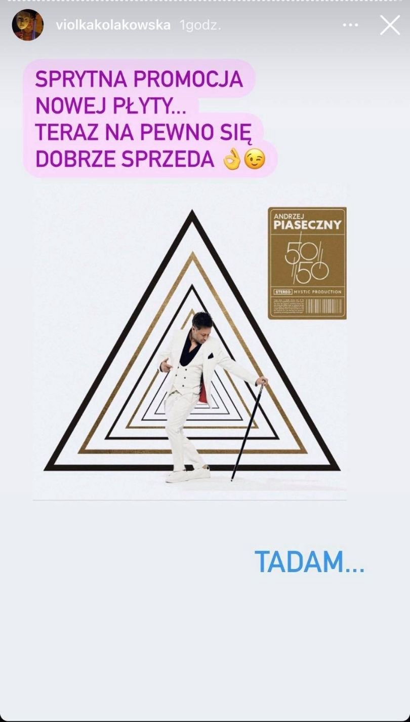 Viola Kołakowska twierdzi, że Andrzej Piaseczny chce wypromować się na koronawirusie