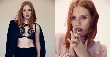 Jessica Chastain pozuje dla paryskiego "L'Officiel"
