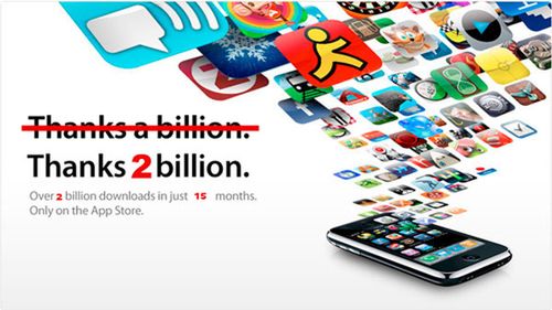 App Store - ilość pobrań aplikacji błyskawicznie rośnie 1