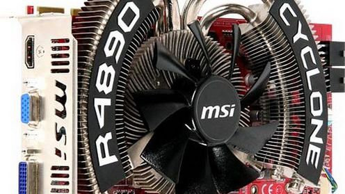 Bardzo wydajnie z MSI R4890 Cyclone SOC 1