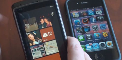 iPhone 4 z iOS4 czy Windows Phone 7 - porównanie [wideo]