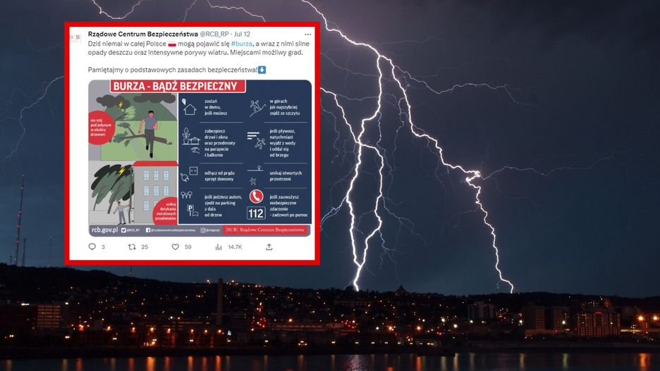 Jak zachować się w czasie burzy? Te zasady warto znać