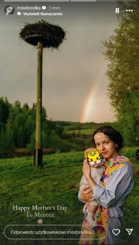 Monika Brodka świętuje Dzień Matki 