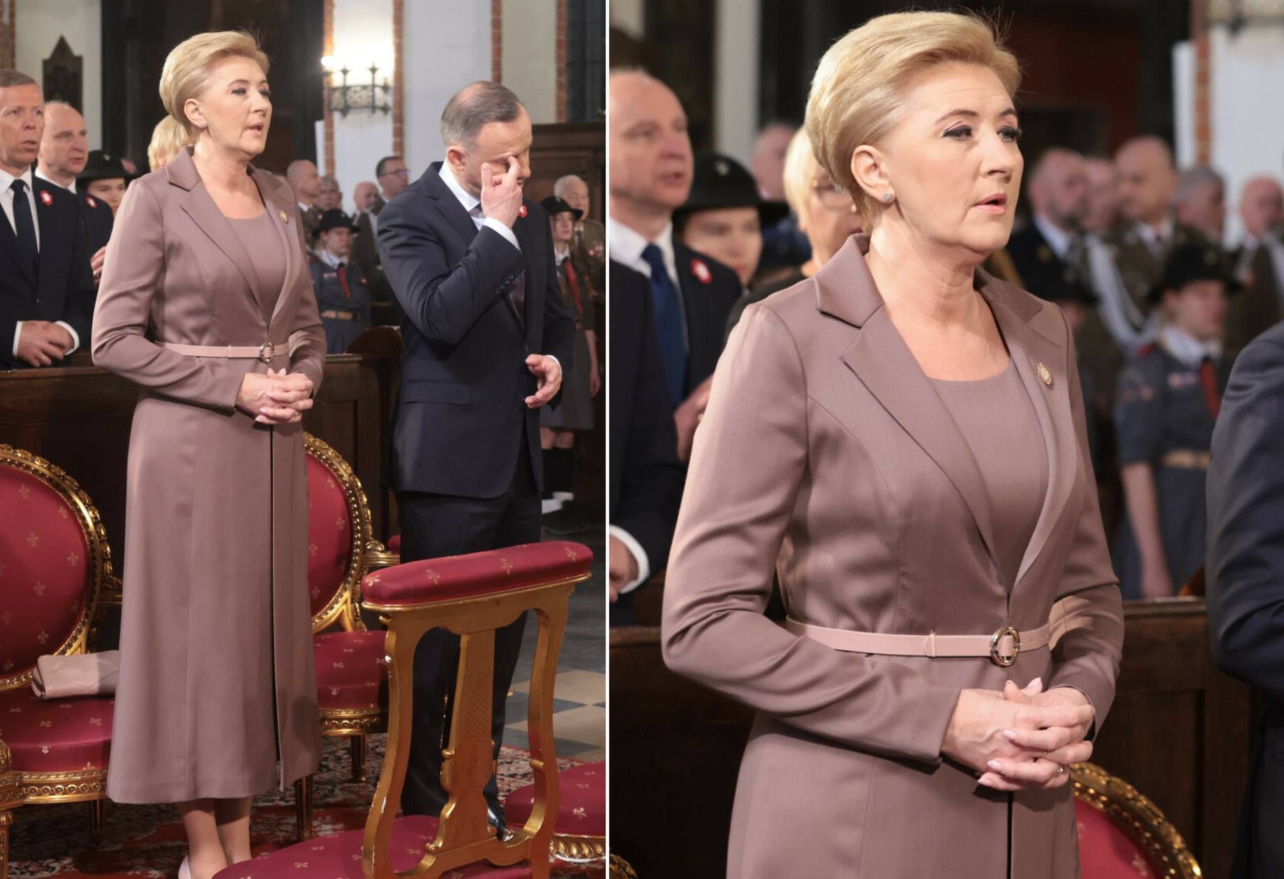 Agata Kornhauser-Duda na obchodach Święta Narodowego Trzeciego Maja