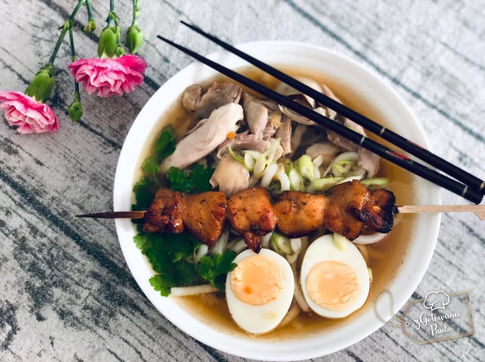 Ramen z kurczakiem teriyaki
