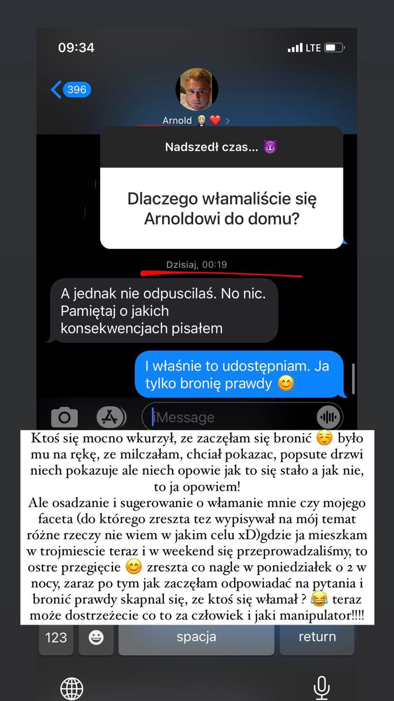 Ewel0na odpowiada na zarzuty Arnolda