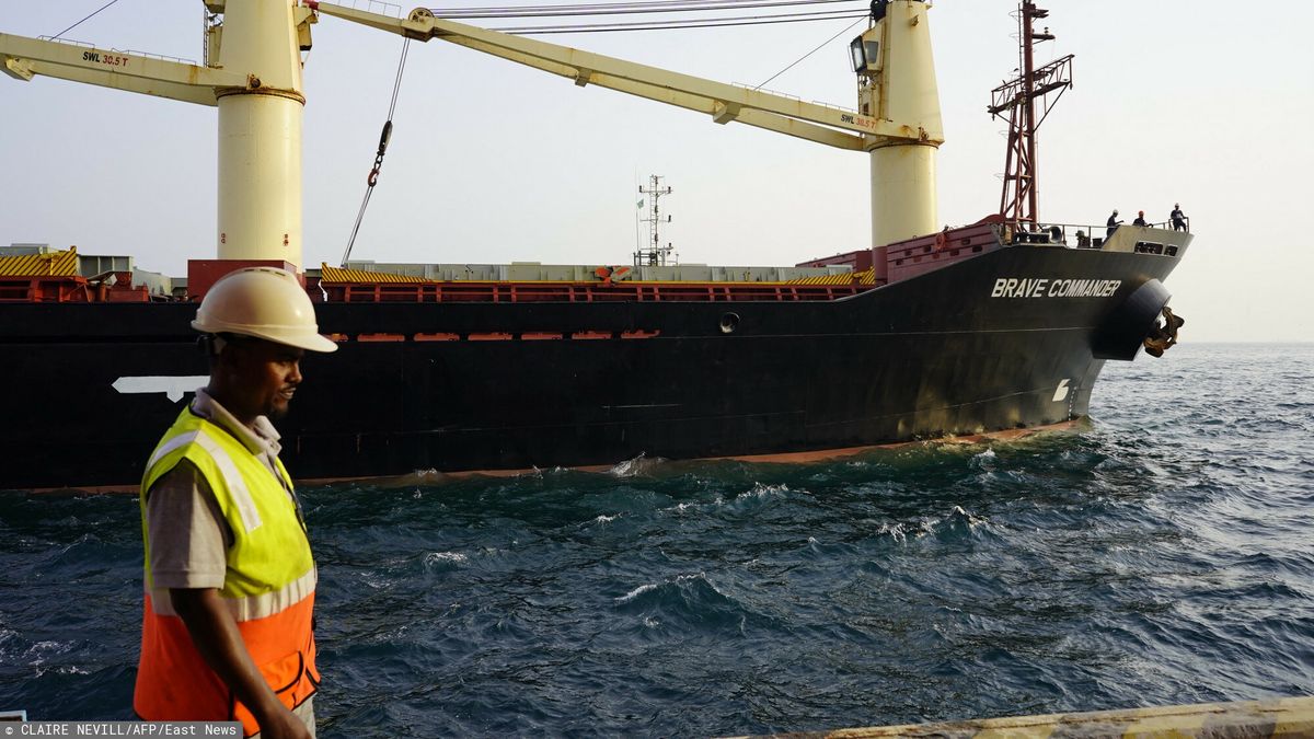 Statek z ukraińskim zbożem (zdjęcie ilustracyjne)