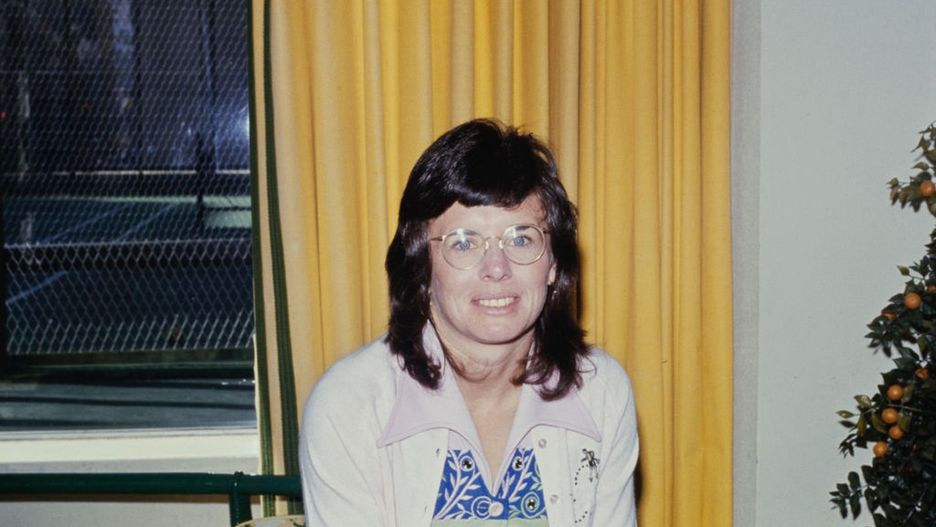 Billie Jean King,  amerykańska tenisistka 