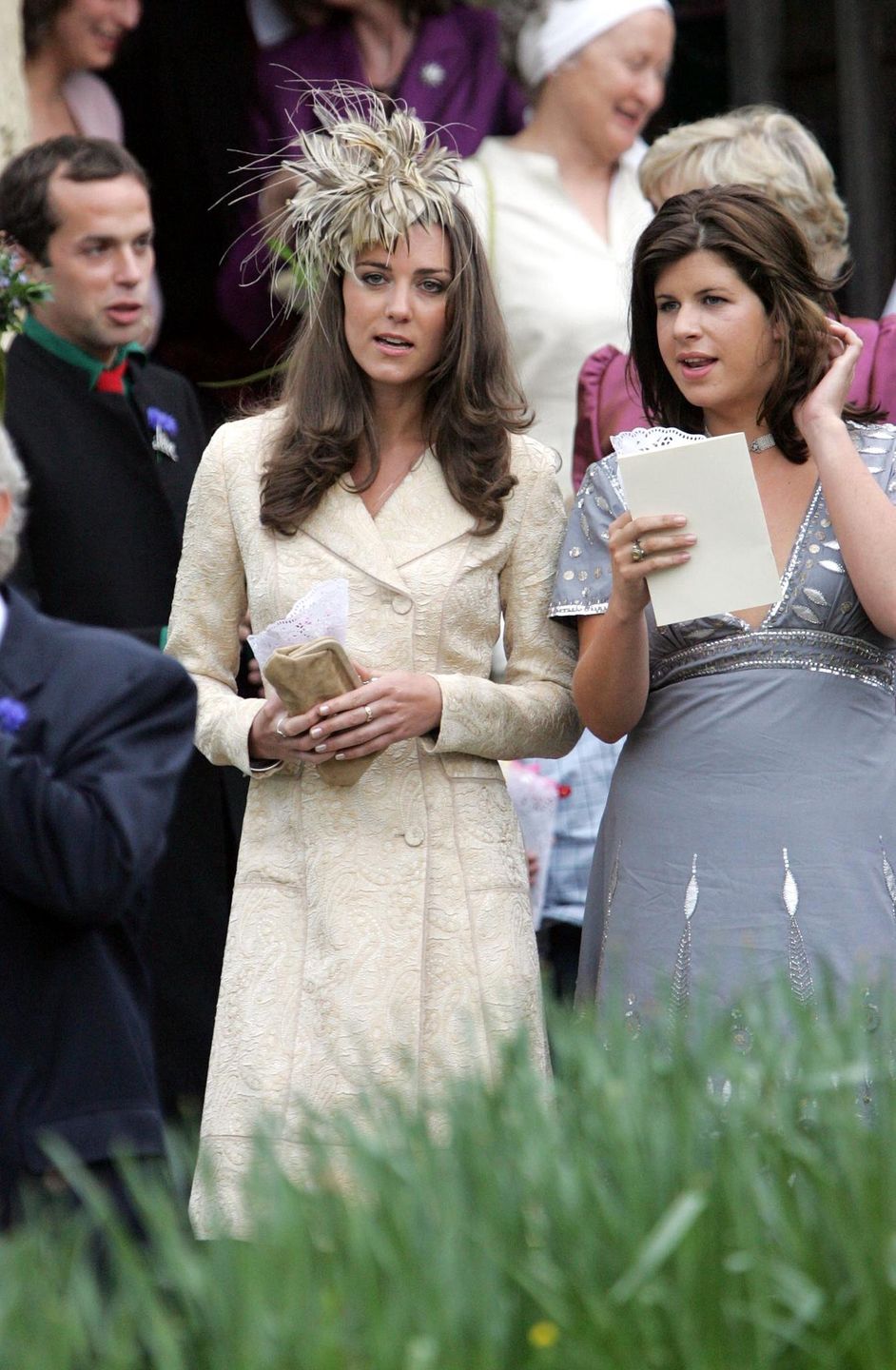 Kate Middleton na ślubie Laury Parker Bowles and Harry'ego Lopesa