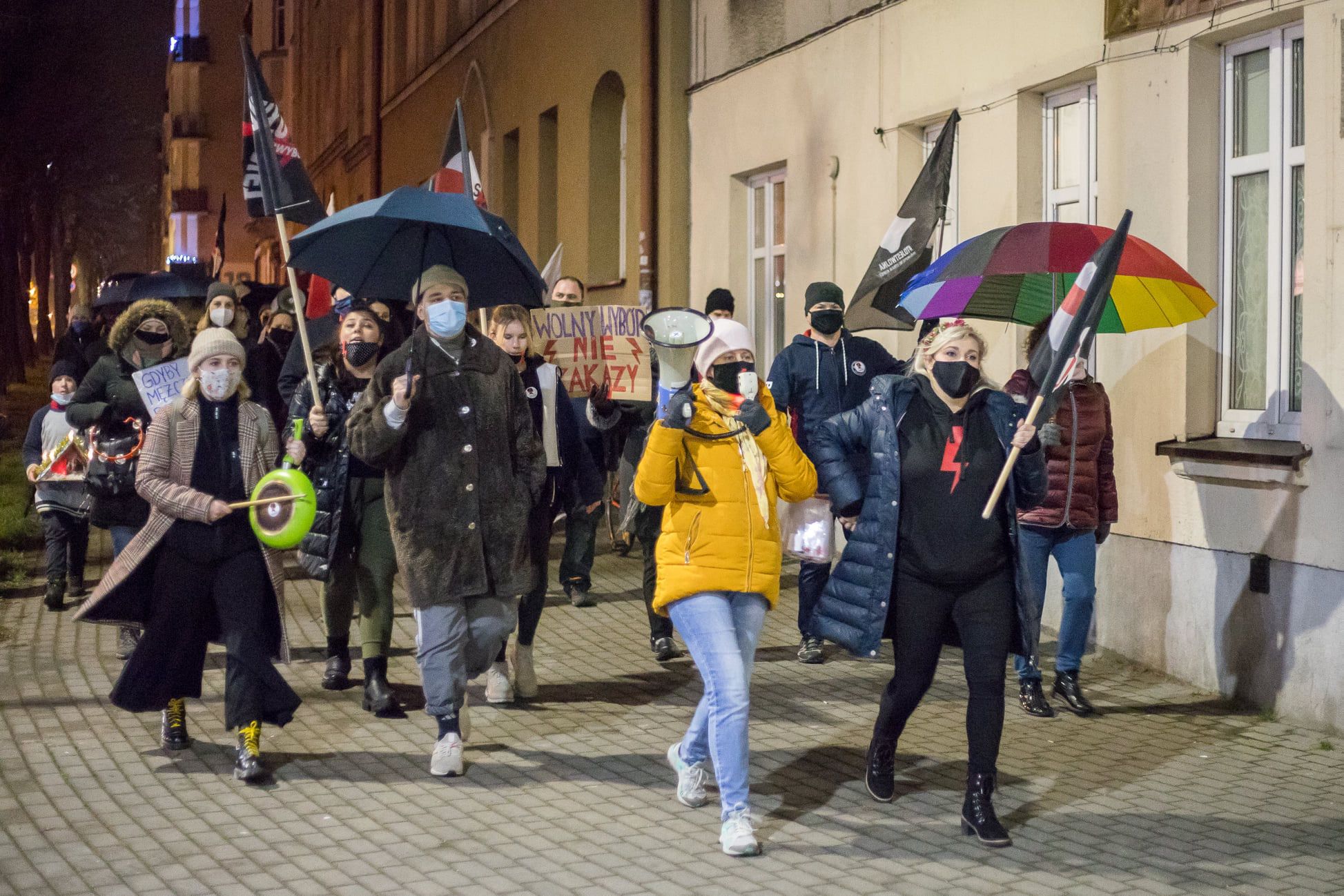 Protest w Tczewie, for. Krzysztof Małkiewicz