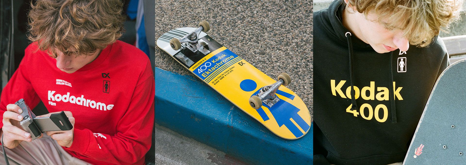 Kodak łączy siły z firmą deskorolkową. Wyszła specjalna kolekcja Girl Skateboards 2