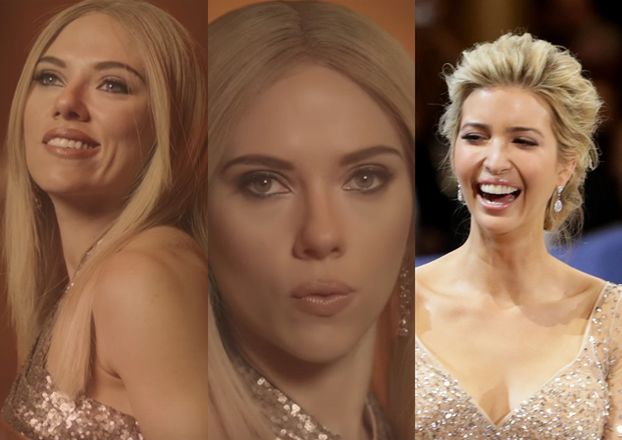 Scarlett Johansson zagrała Ivankę Trump w pastiszu reklamy perfum! (WIDEO)