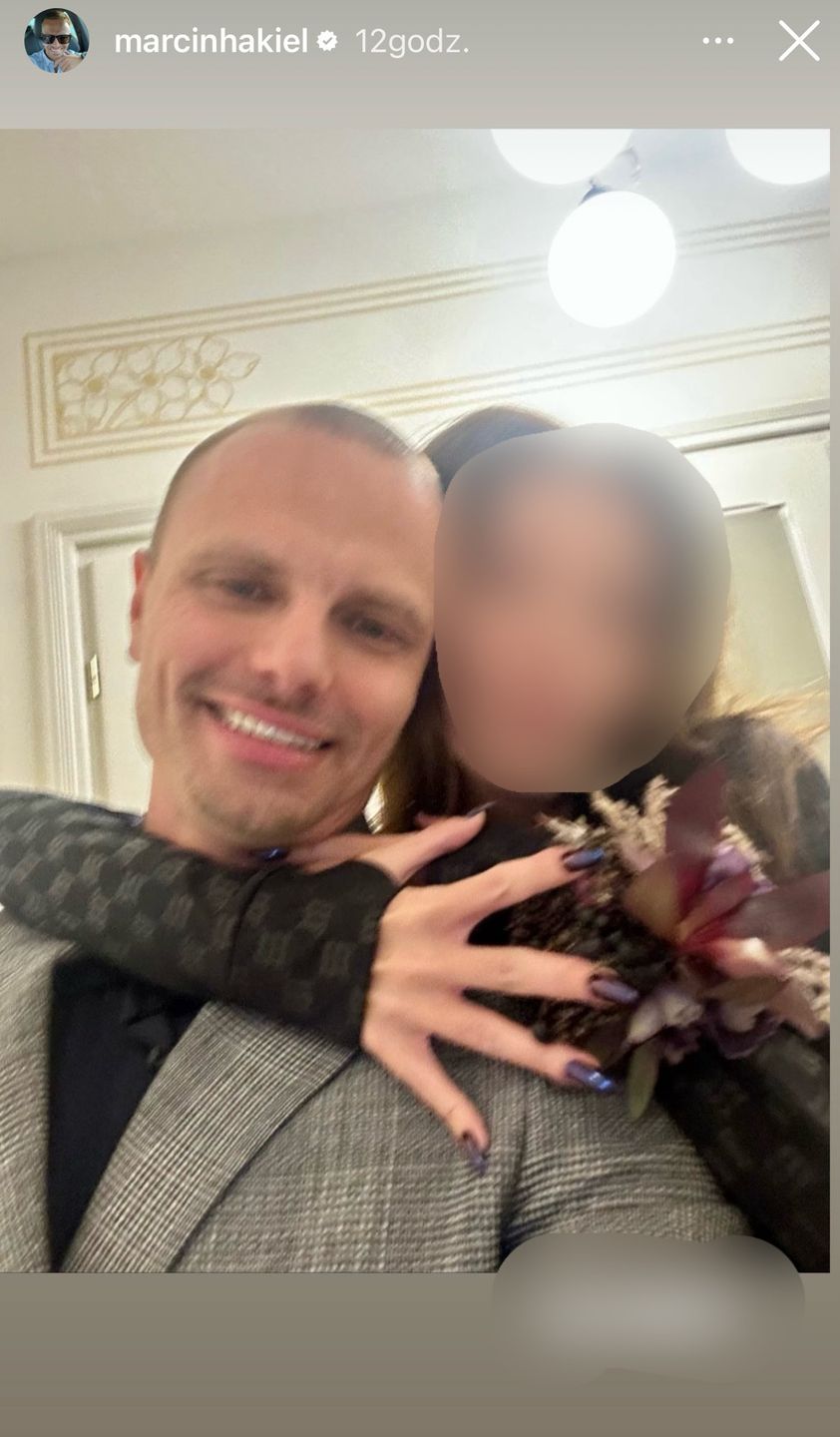 Marcin Hakiel z ukochaną