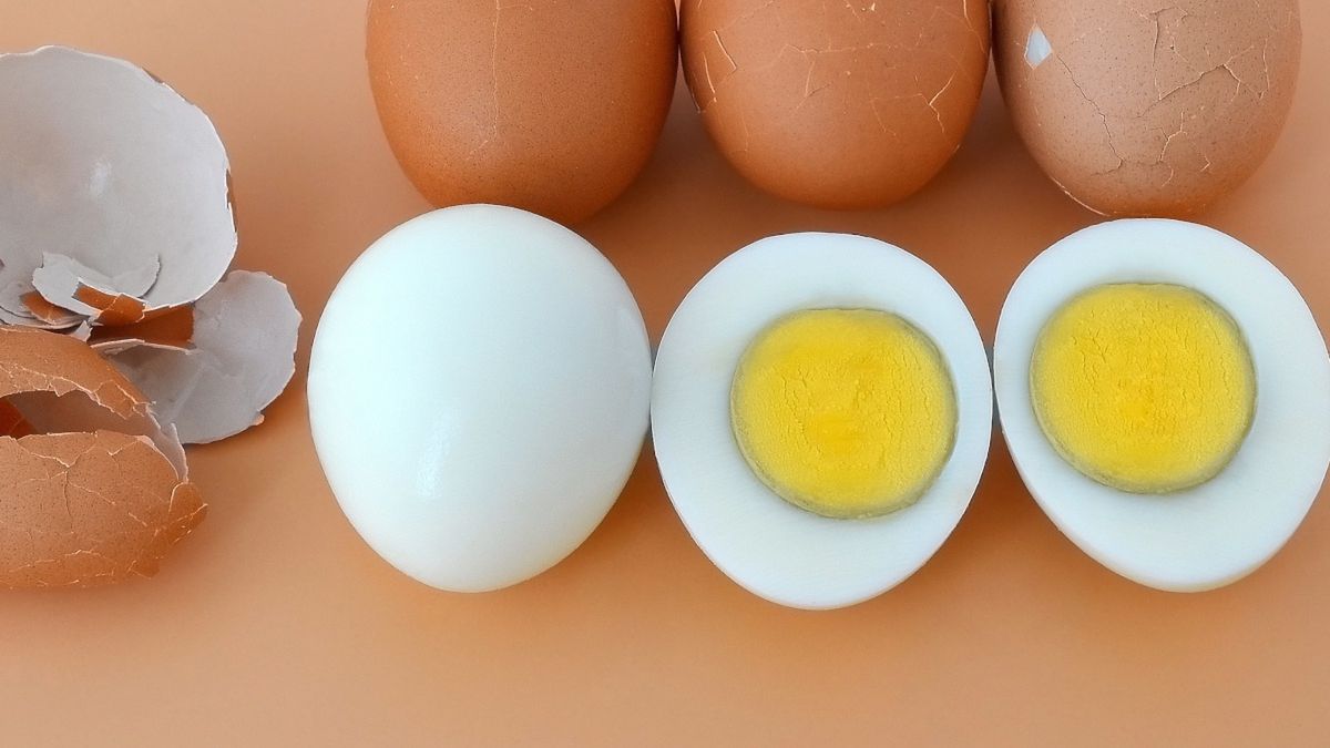 Sina obwódka wokół żółtka