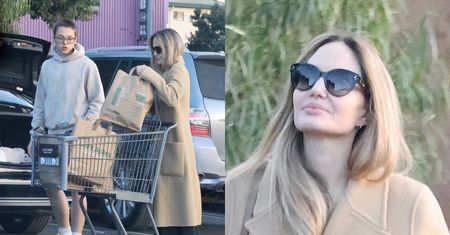 16-letni syn Angeliny Jolie towarzyszył jej podczas zakupów i przyglądał się, jak pakuje torby do auta