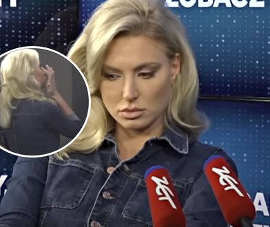 Przerwała wywiad. Po jej twarzy popłynęły łzy