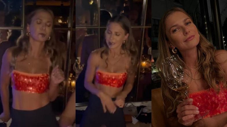 Anna Lewandowska świętuje urodziny, szalejąc w klubie