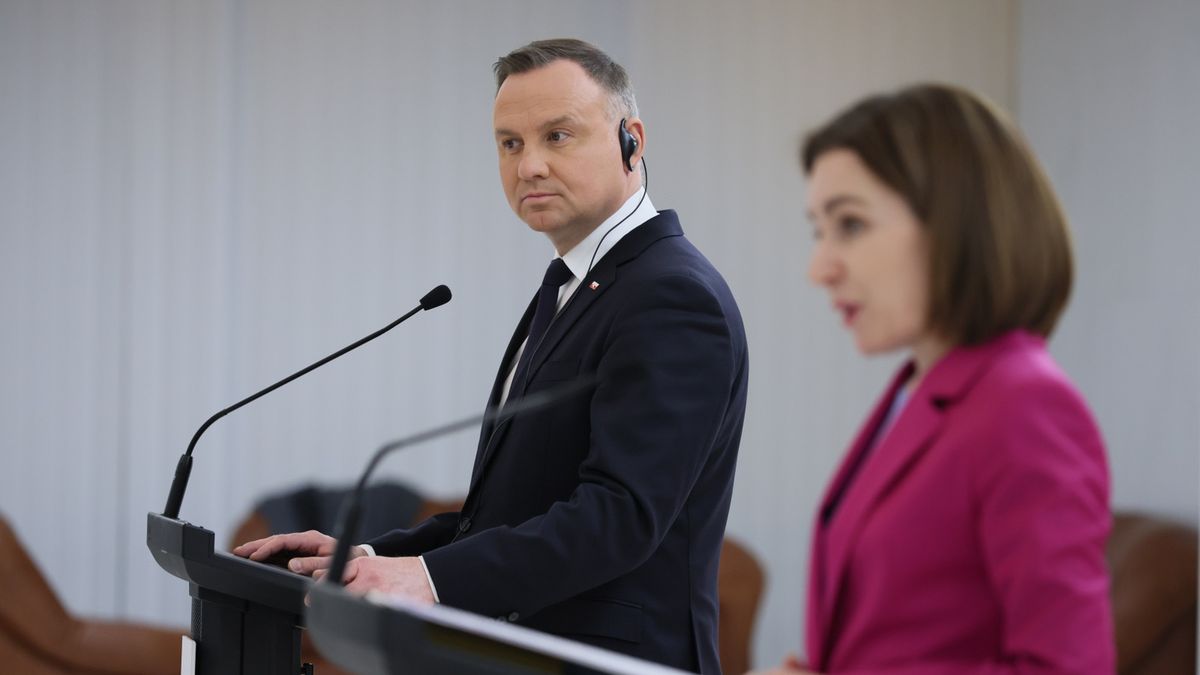 Prezydent Andrzej Duda podczas wizyty w Kiszyniowie: "Będę się starał cały czas wspierać dążenia Mołdawii do tego, by uzyskać status kandydata do UE, jak i w procesie członkostwa w UE"