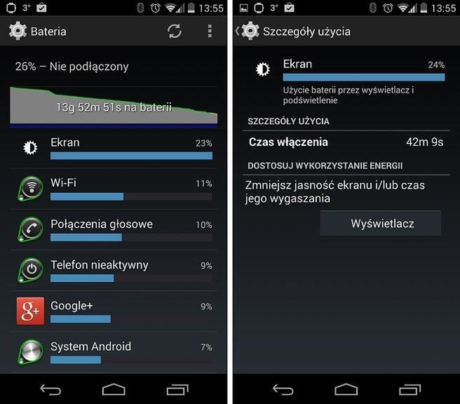 Nexus 5 - bateria