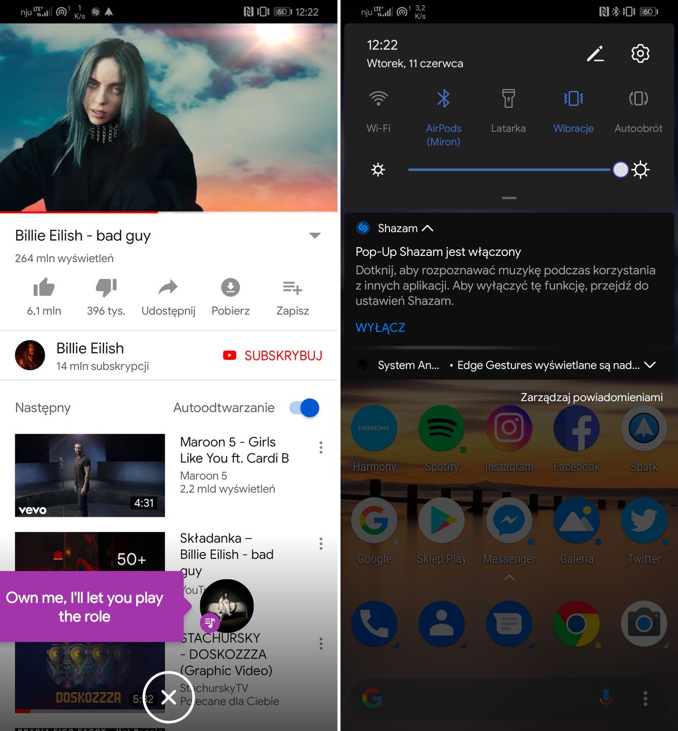 Wreszcie! Shazam rozpozna muzykę odtwarzaną w aplikacjach i na słuchawkach 3