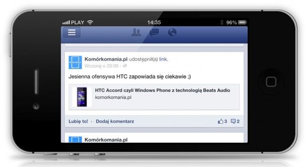 Jak sprawić, aby Facebook 5.0 dla iOS-a reagował na autorotację?