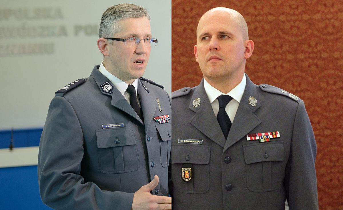 Według nieoficjalnych informacji, Rafał Batkowski i Michał Domaradzki liczą się w rywalizacji o fotel szefa polskiej policji