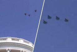 Myśliwce przeleciały. Rozpoczęła się wizyta Nawrockiego w Białym Domu