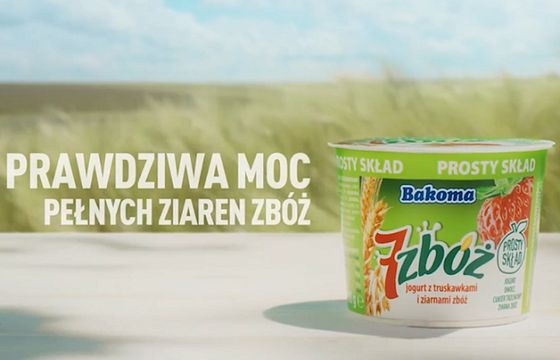 „Prawdziwa moc pełnych ziaren zbóż” w reklamach Bakomy 7 Zbóż (wideo)